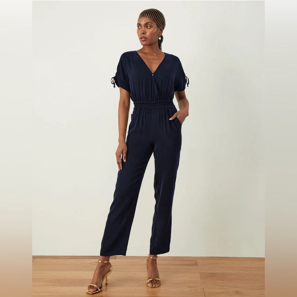 ADAY Cool Intentions Jumpsuit Midnight Navy Size XL XXL 16 18 20